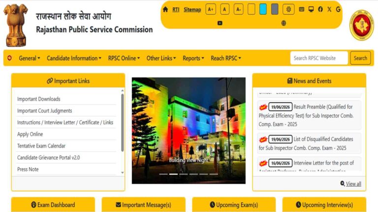 Rajasthan Police SI Result 2026 Out; Merit List and Cut-Off Released