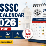 UPSSSC Exam Calendar 2026 Check Post-Wise Exam Schedule, Exam Dates