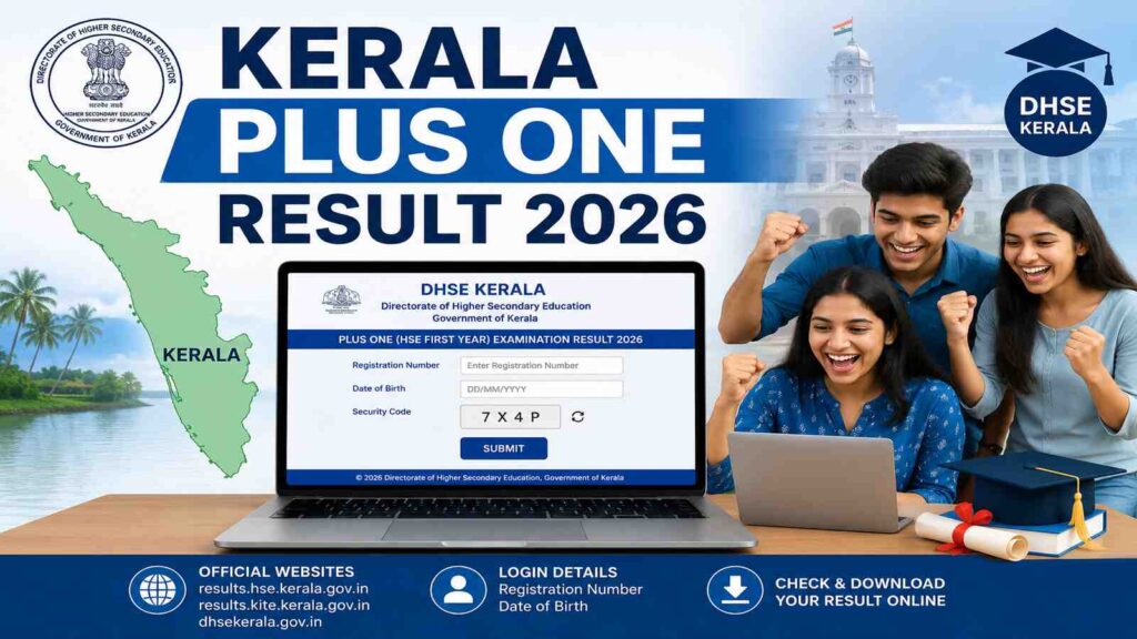 Kerala Plus One Result 2026 Today: Check DHSE Result Link, Login Details & How to Check 2 DHSE Kerala Plus One Result 2026