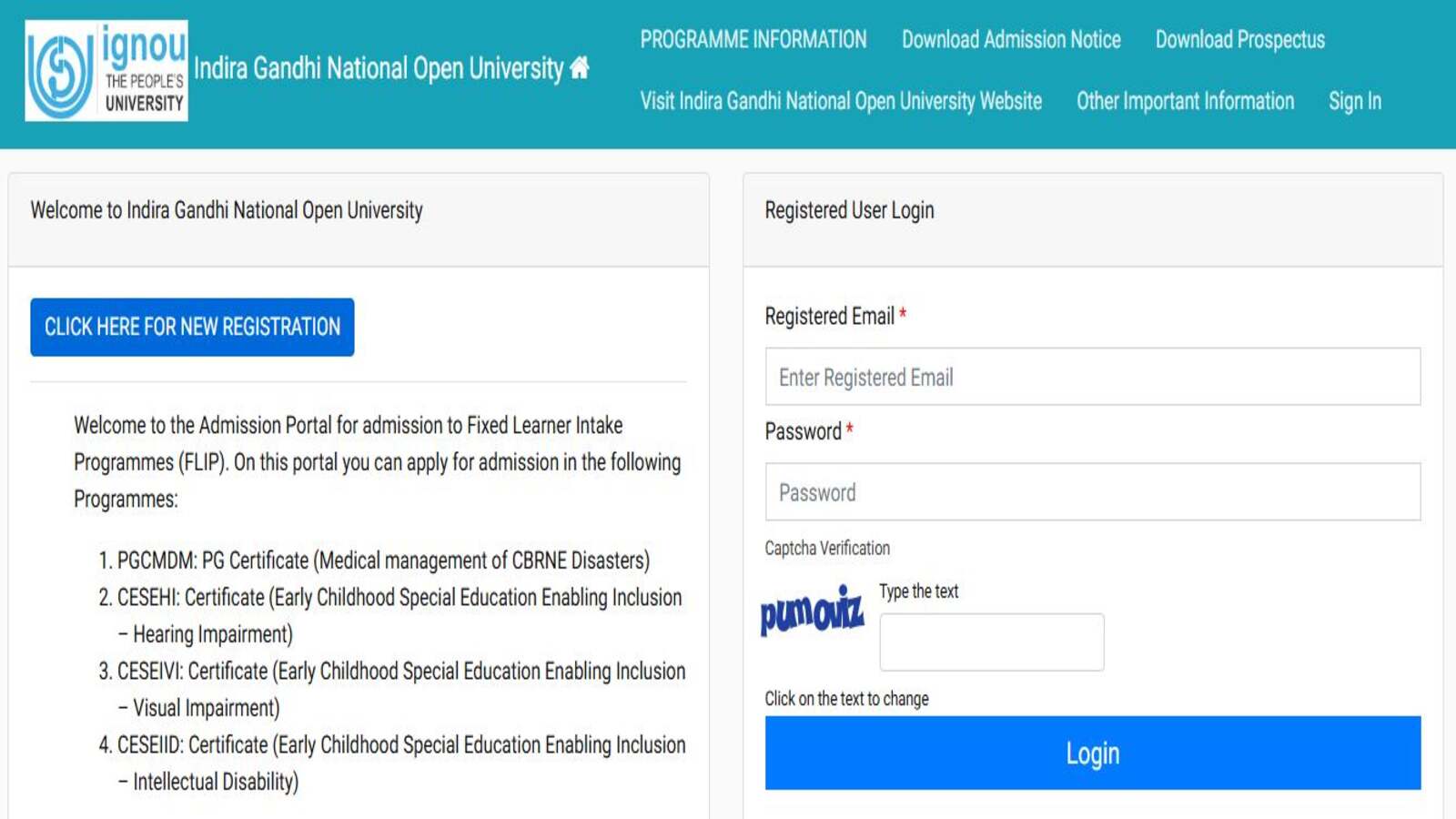 IGNOU Re-Registration July Session Deadline Extended to July 15 Apply Online