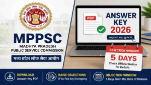 MPPSC Assistant Professor Answer Key 2026: Download PDF & How To Raise Objection