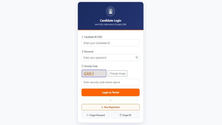 Punjab BEd Admit Card 2026: How To Download Punjab B.Ed CET Hall Ticket Online