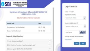 SBI PO Admit Card 2026: Direct Download Link & Exam Dates