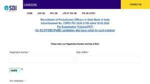 SBI PO PET Call Letter 2026: How To Download Pre-Examination Training Admit Card 2 SBI PO PET Call Letter 2026: How To Download Pre-Examination Training Admit Card