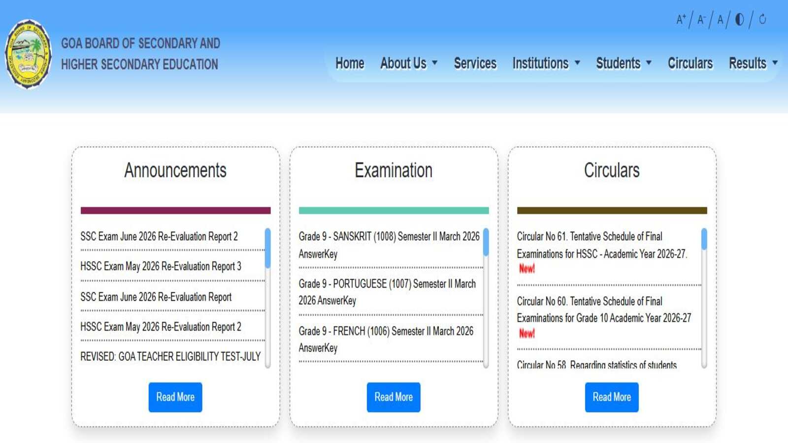 Goa Board Releases Tentative 2027 SSC Timetable
