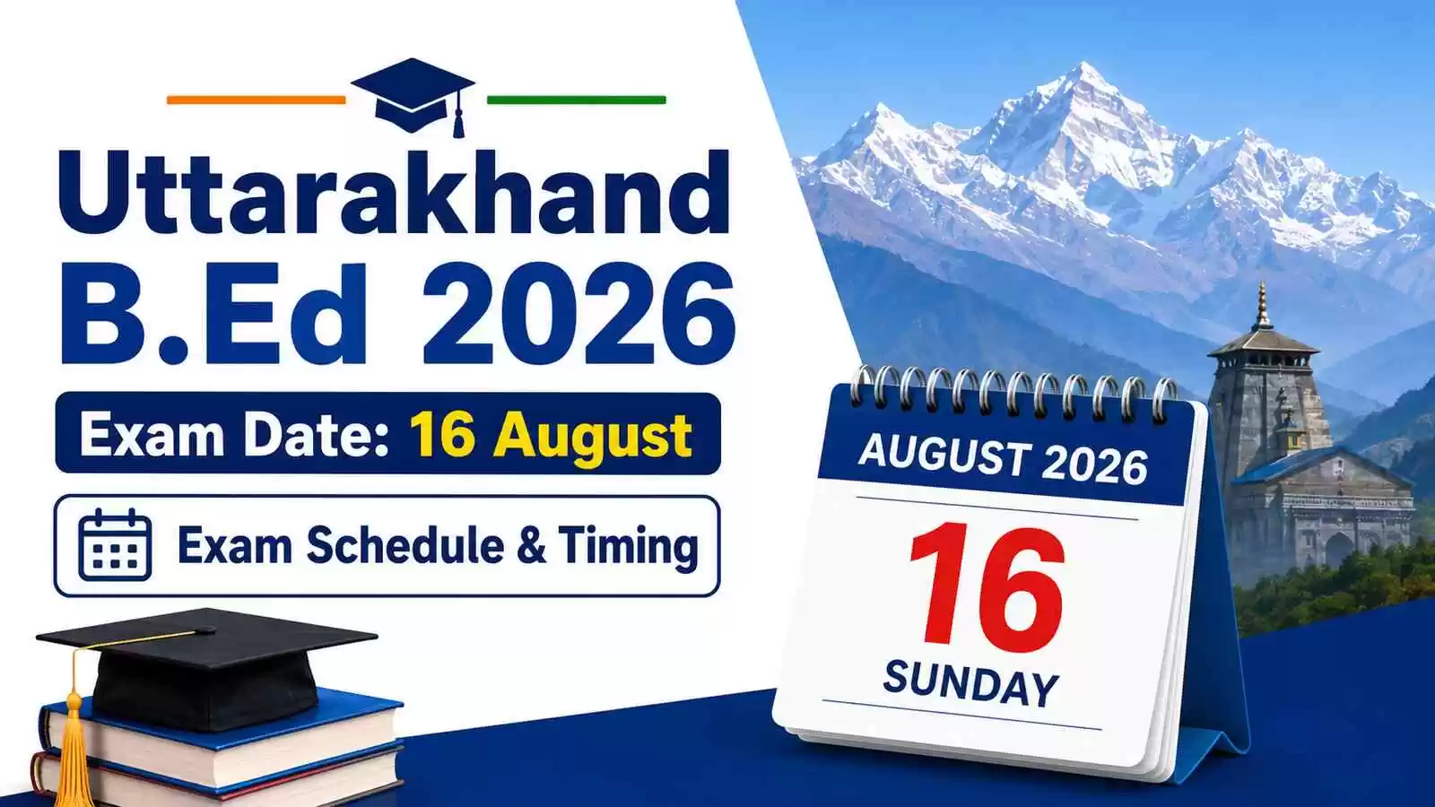 Uttarakhand B.Ed Exam Date 2026